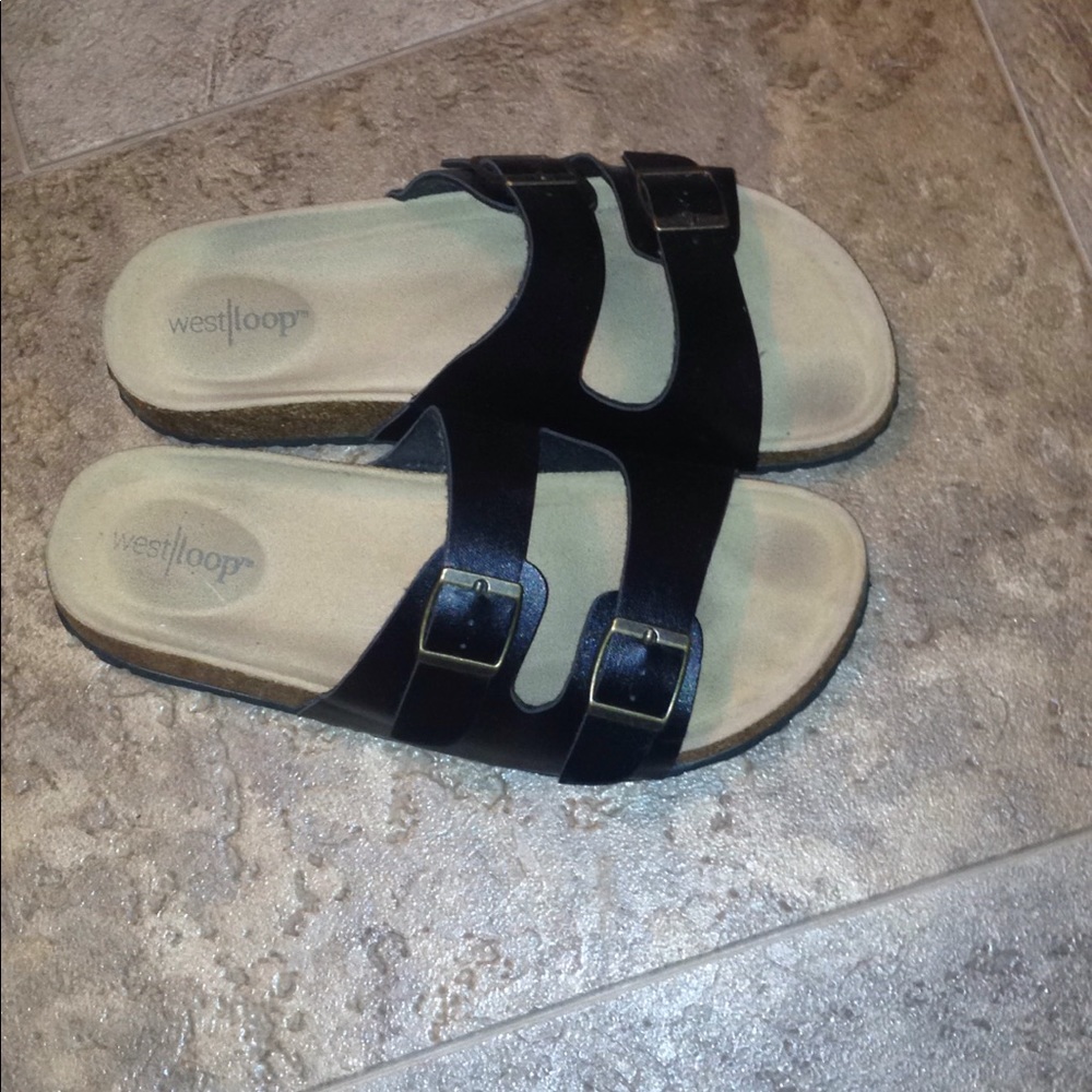 Black sandals